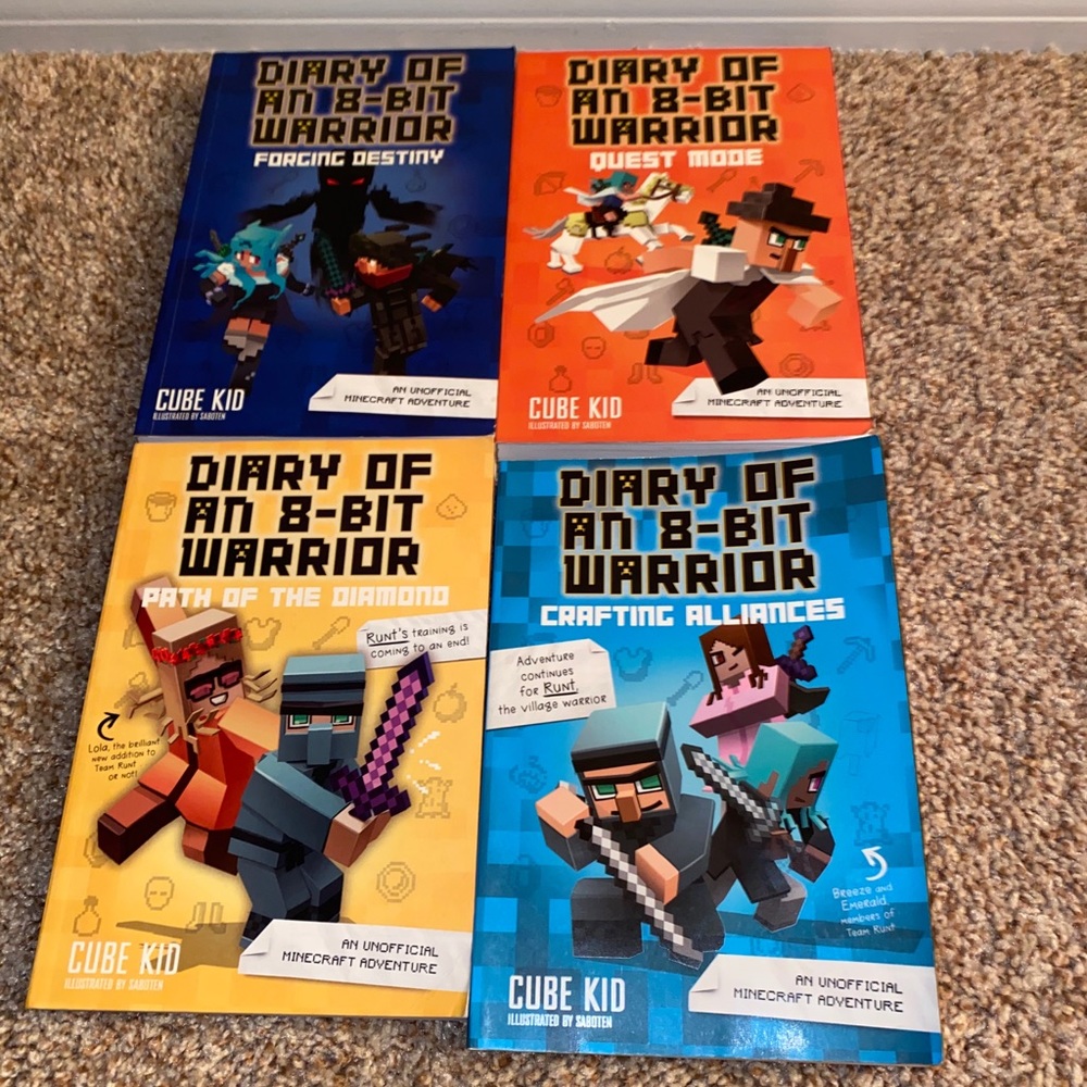Diary of an eight bit warrior “Minecraft books”